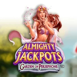 Almighty Jackpots: Garden of Persephone by Novomatic, showcased at rizzcasinoo.nl – game logo