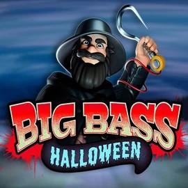 Big Bass Halloween logo by Pragmatic Play at Rizz CasinoBig Bass Halloween