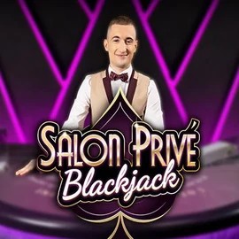 Blackjack Salon Privé online game logo by Ezugi on rizzcasinoo.nl