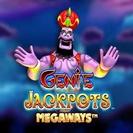 Genie Jackpots Megaways slot logo by Blueprint Gaming at Rizz CasinoGenie Jackpots Megaways