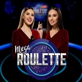 Official Live Casino logo: Mega Roulette by Pragmatic Play at Rizz Casino