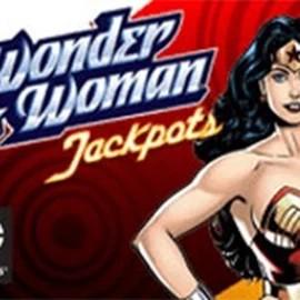 Official Jackpots logo: Wonder Woman Jackpots by Amaya at Rizz Casino